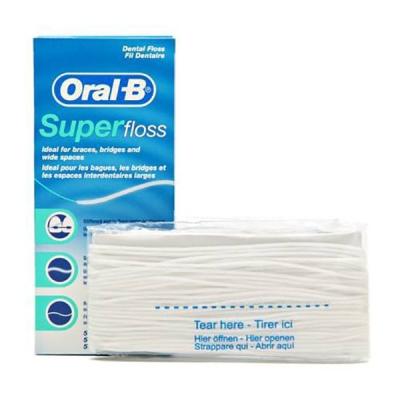 Зубная нить ОРАЛ-БИ Super Floss (50 нитей)