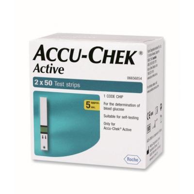 Тест-полоски Акку-Чек Актив (Accu-Chek Active) 100 штук