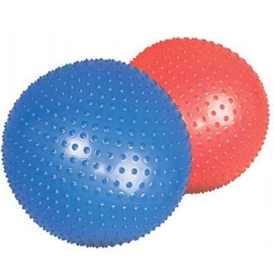 Мяч гимнастический для фитнеса игольчатый с шипами в коробке с насосом L 0565b