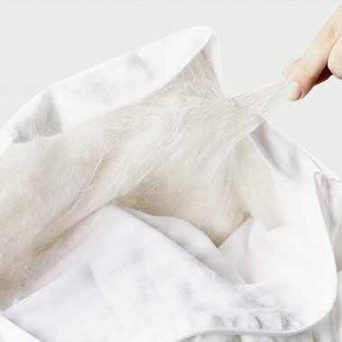 Шёлковое одеяло в чехле из сатина (100% хлопок) OD-145