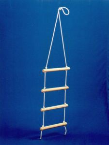 Устройство для приподнимания Лестница веревочная деревянная БФ