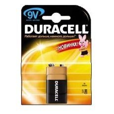 Купить Элемент питания (батарейка) Duracell 6LR61-1BL "Крона"