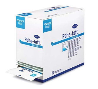 Купить PEHA-TAFT Classic перчатки хирургические латексные без пудры 50 пар