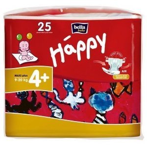 Купить Подгузники Bella Baby Happy Maxi Plus 9-20 кг (25 шт)