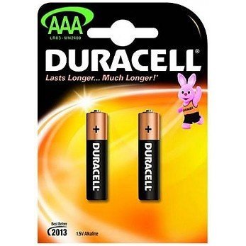 Элемент питания (батарейка) Duracell LR03-2BL Basic AAA 2шт.