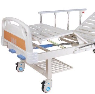 Купить Кровать механическая медицинская E-8 ММ-1 (MM-2014Д-10) с мед. матрасом, полкой и столиком