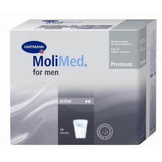 Купить Прокладки для мужчин Molimed Premium active for men 14шт. 168600