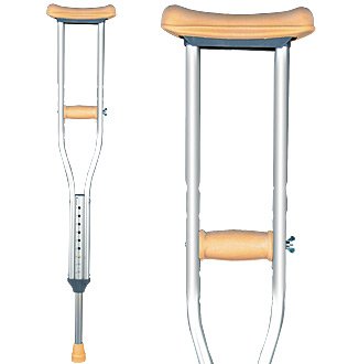 Костыли подмышечные (2шт, пара) XS, S, M, L (10021CH, 10021, 10022, 10023)