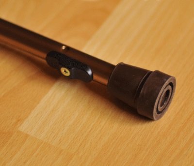 Трость телескопическая алюминиевая с деревянной ручкой с УПС "Штырь" ТР1(01)