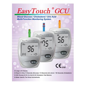 Многофункциональная система EasyTouch GCU 3 в 1 (контроль глюкозы/холестерина/мочевой кислоты в крови)