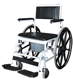 Купить Кресло-коляска инвалидная с туалетным устройством (большими колесами) 5019W24