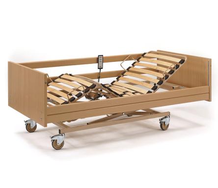 Кровать функциональная электрическая Burmeier Westfalia IV 24 Volt (деревянные ламели, дуга д/подтягивания, матрас в комплекте)