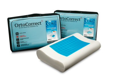 Купить  Подушка анатомическая с охлаждающим эффектом OrtoCorrect Termogel 
