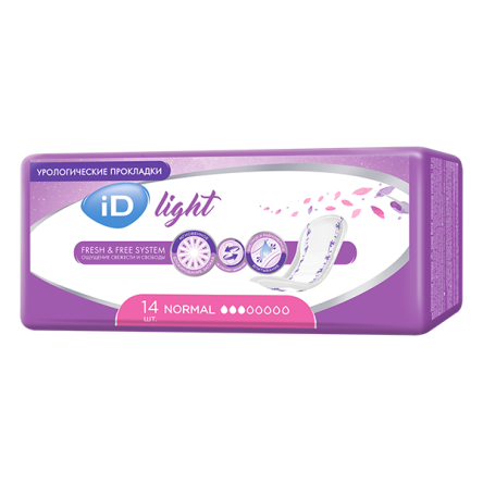 Купить Прокладки урологические iD Light (14 шт.) Normal 0