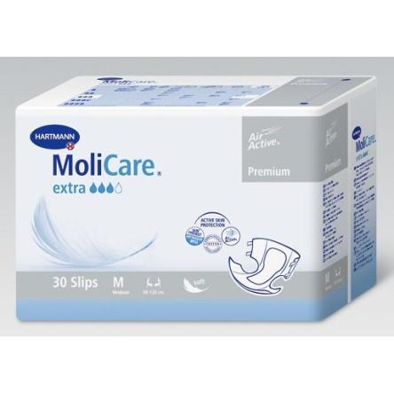Купить MoliCare Premium soft extra - Воздухопроницаемые подгузники: размер M, 30 шт. 169648
