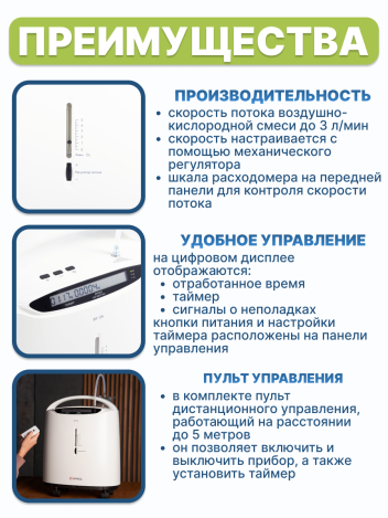 Аренда кислородного концентратора на 3 литра