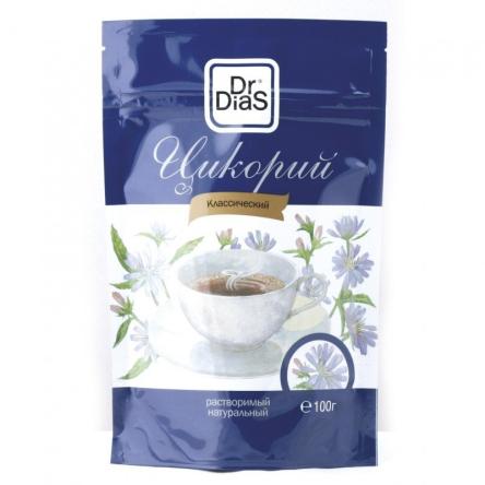 Купить ЦИКОРИЙ натуральный растворимый КЛАССИЧЕСКИЙ, 100 г, т. з. "Dr.DiaS" 0