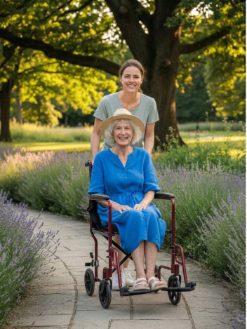 Инвалидная кресло-каталка Foshan D9 43 см