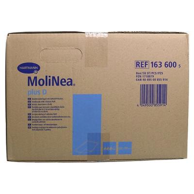 Пеленки Molinea Plus D 60 x 90 1шт. (увеличенная впитываемость) 163600