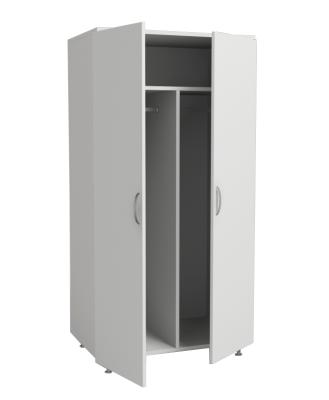 Шкаф для одежды ЛДСП, двухстворчатый, 800х560х1900 мм