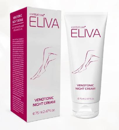 Купить Крем-венотоник для ног ночной ELIVA  VENOTONIC NIGHT CREAM, 75 мл 0