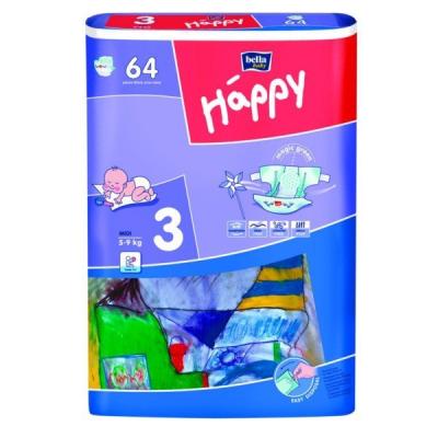 Подгузники Bella baby Happy MIDI - 64 шт. 