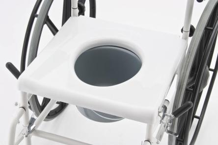 Кресло-коляска инвалидная с туалетным устройством (большими колесами) 5019W24