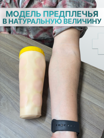 Купить Модель руки тренажер для отработки инъекций 3