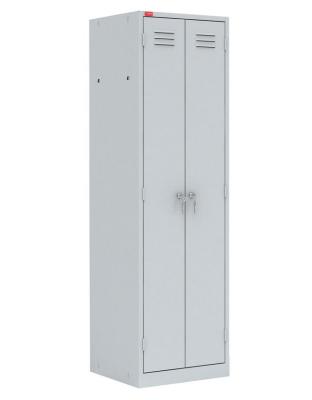 Шкаф для одежды металл, двухстворчатый, 500*500*1860 мм