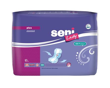 Купить Seni Lady Plus Прокладки урологические, 15 шт 0