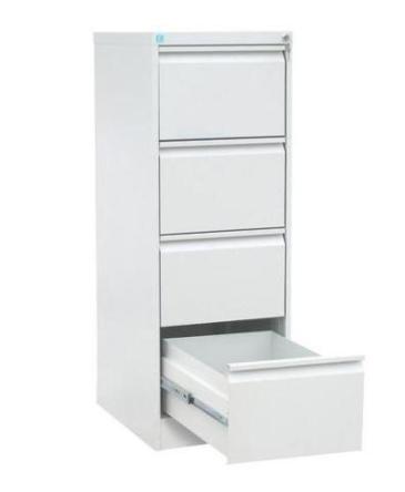 Купить Шкаф для документов картотечный металл, 4 ящика, 485х600х1310 мм 0
