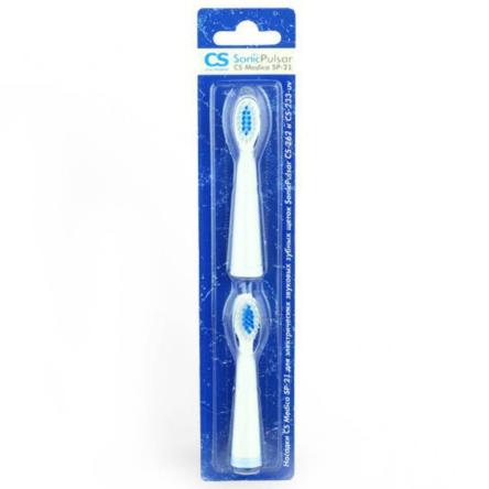 Купить Насадки CS Medica SP-21 для зубных щеток CS Medica CS-232/CS-262/CS-233-UV (1/2шт.) 2