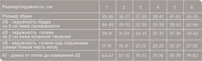 Колготки женские антиварикозные профилактические, 15-18 мм рт.ст. арт.102 Ergoforma