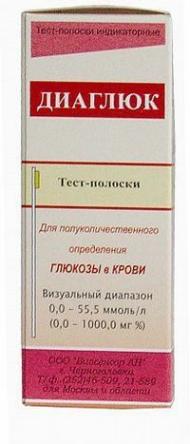 Купить Тест полоски ДИАГЛЮК 0