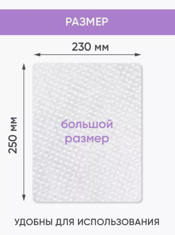 Салфетки влажные очищающие 25*23см BESIDE 80 шт/уп