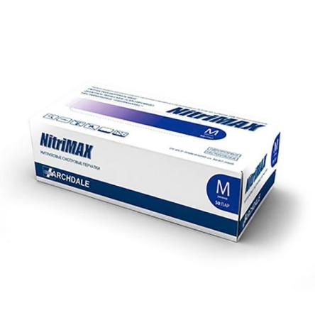 Купить Перчатки NitriMAX медицинские одноразовые нитриловые 1