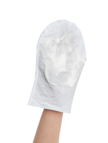 Рукавицы пенообразующие с гелем BESIDE 26*15,5 см