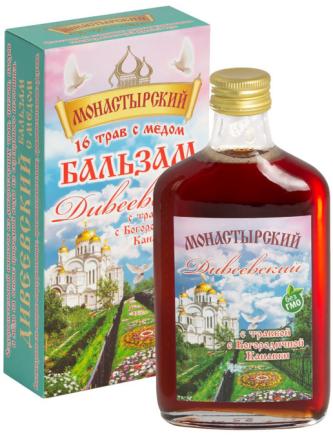Купить Бальзам безалкогольный МОНАСТЫРСКИЙ 16 трав Дивеевская здравница 250г
