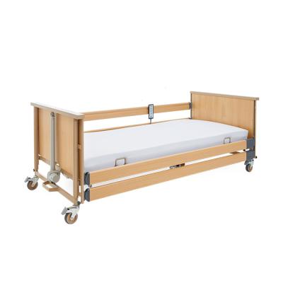 Купить Кровать медицинская  электрическая Burmeier Dali Low Entry Econ (деревянные ламели, дуга д/подтягивания, матрас в комплекте)