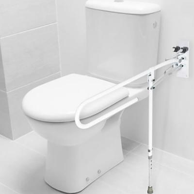 Откидкидной поручень металлический "Barry" 68см для туалетной и ванной комнаты