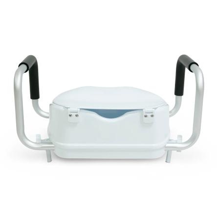 Купить Насадка сиденье на унитаз с крышкой и поручнями 11 см 4