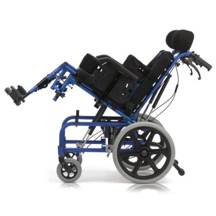 Купить Кресло-коляска для больных ДЦП FS958 Black-blue 1