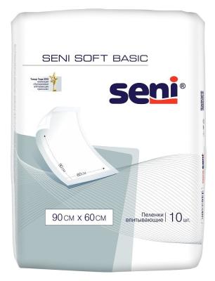Пеленки гигиенические SENI SOFT BASIC 90*60 см по 10 шт