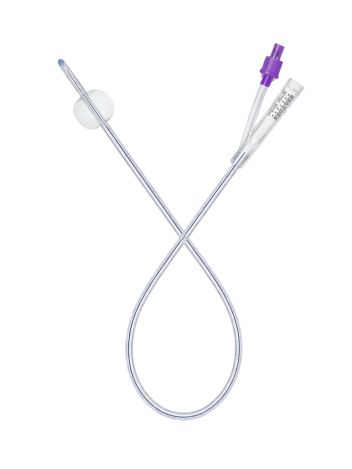Катетер Фолея силиконовый 2-х ходовой MEDEREN 30-50 мл