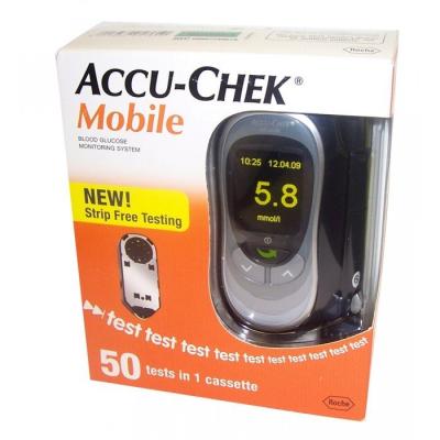 Купить Глюкометр Акку-Чек Мобайл (Accu-chek Mobile) + кассета на 50 тестов