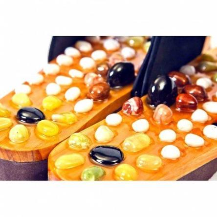 Купить Массажные тапочки с камнями 1