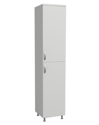 Шкаф для документов ЛДСП, одностворчатый, 2 дверцы, 400х400х1900 мм