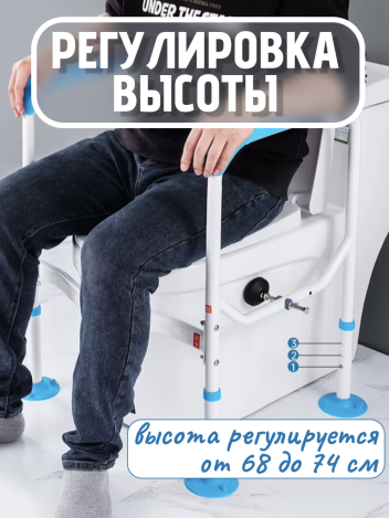 Поручень для туалета и унитаза опорный