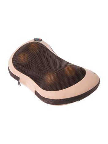 Массажная подушка для шеи и спины с роликами и подогревом