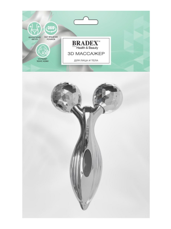 Массажер роликовый для лица и тела ручной